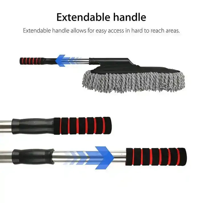 Extendable Microfiber Cleaning Brush and Get Microfiber Roll Wort