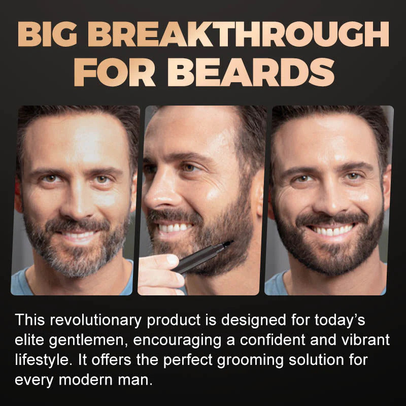 4-Prong Multi-Used Beard Eyebrow & Harline Pen Buy 1 Get 1 Free